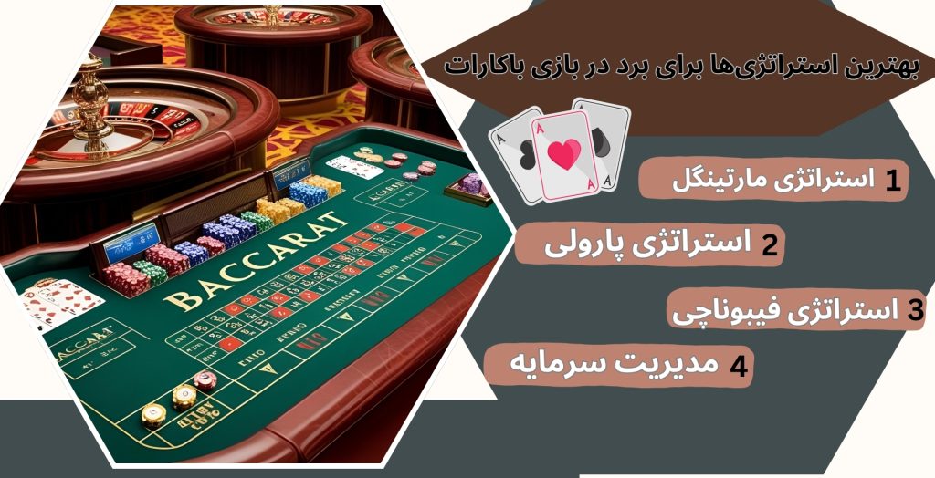 بهترین استراتژی‌ها برای برد در بازی باکارات