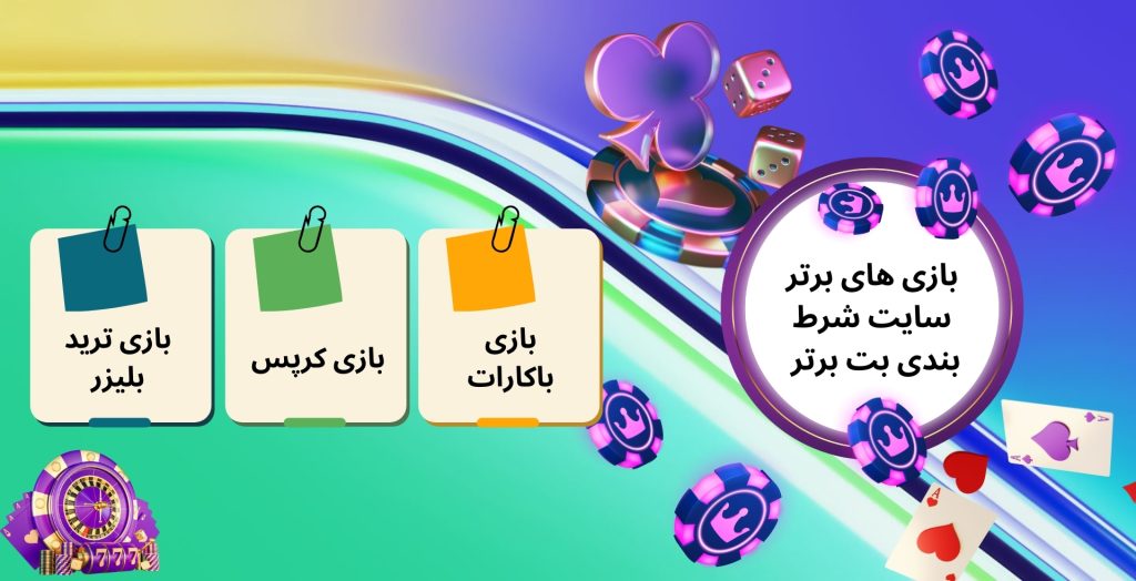 بازی های برتر سایت شرط بندی بت برتر
