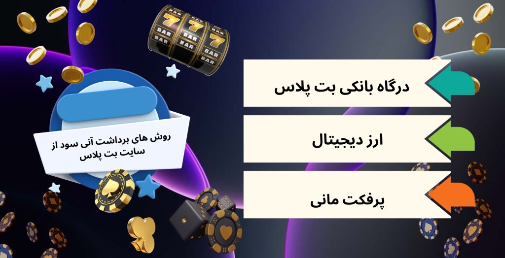 روش های برداشت آنی سود از سایت بت پلاس