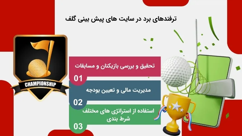 استراتژی های برنده در شرط بندی گلف